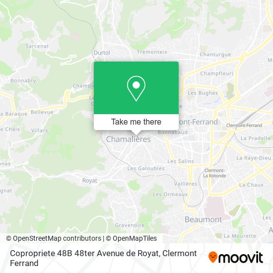 Copropriete 48B 48ter Avenue de Royat map