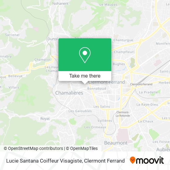 Lucie Santana Coiffeur Visagiste map