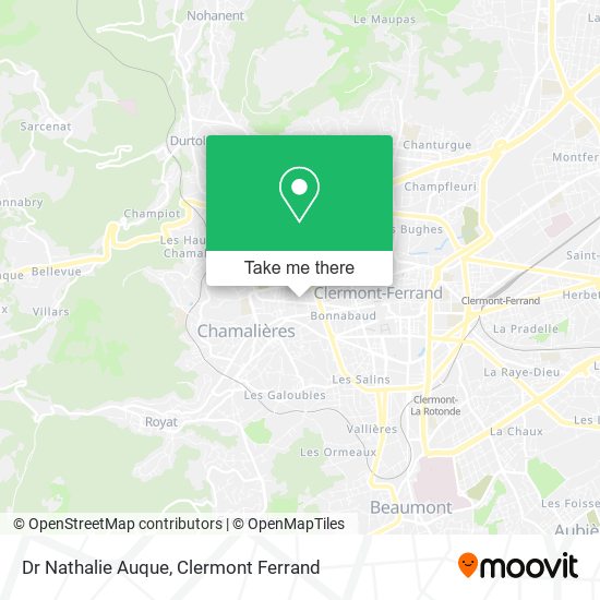Dr Nathalie Auque map