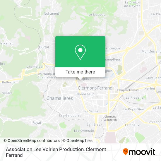 Association Lee Voirien Production map