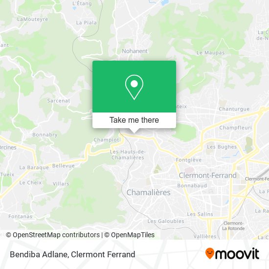 Bendiba Adlane map