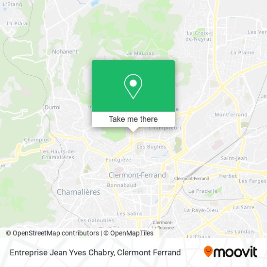 Entreprise Jean Yves Chabry map