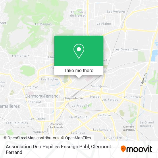 Association Dep Pupilles Enseign Publ map