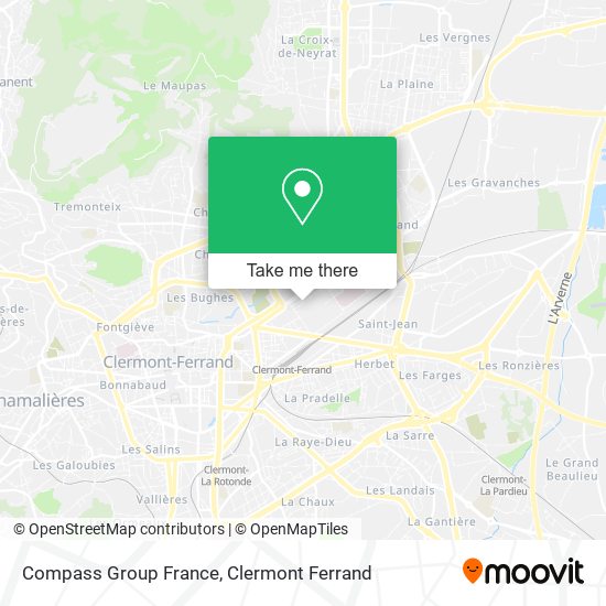 Compass Group France map