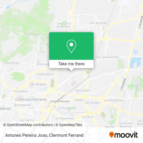 Antunes Pereira Joao map
