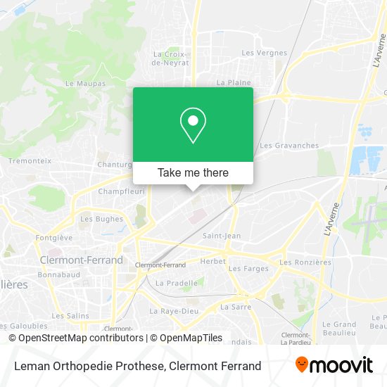 Leman Orthopedie Prothese map