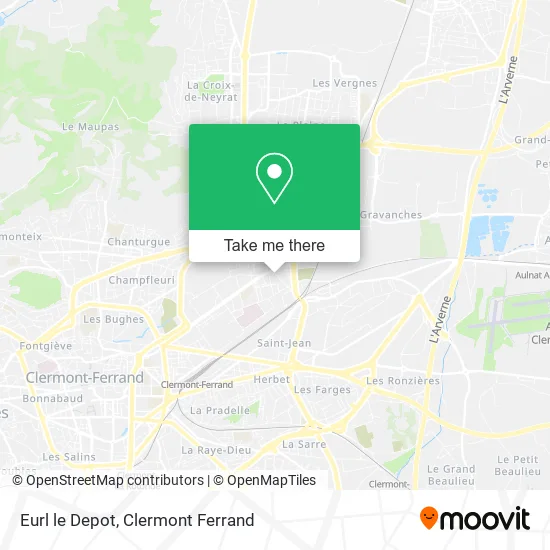Eurl le Depot map