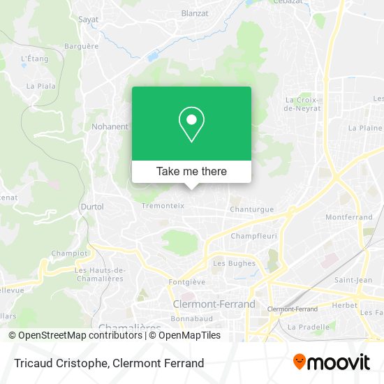 Tricaud Cristophe map