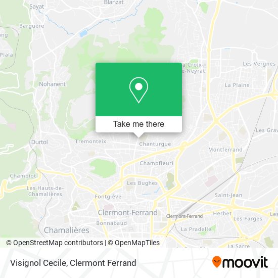Visignol Cecile map