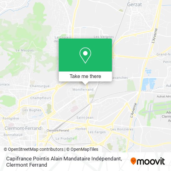 Capifrance Pointis Alain Mandataire Indépendant map