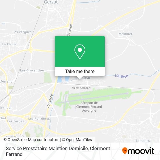 Service Prestataire Maintien Domicile map