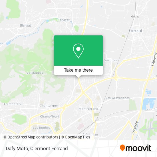Dafy Moto map
