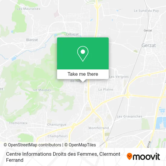 Centre Informations Droits des Femmes map