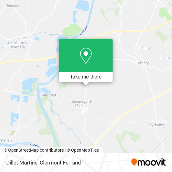 Dillet Martine map