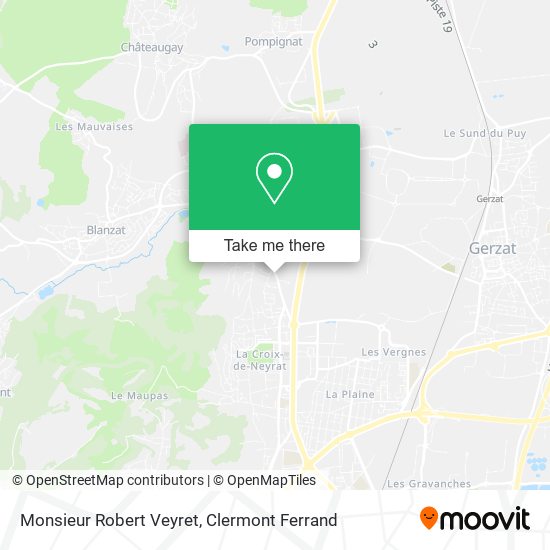 Monsieur Robert Veyret map