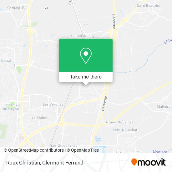 Roux Christian map