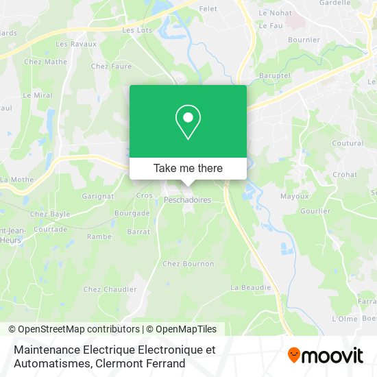 Maintenance Electrique Electronique et Automatismes map