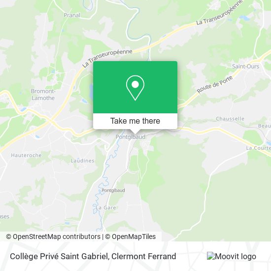 Collège Privé Saint Gabriel map
