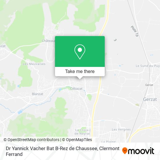 Dr Yannick Vacher Bat B-Rez de Chaussee map