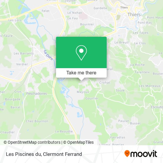Les Piscines du map