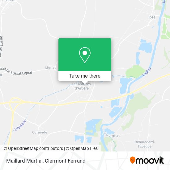 Maillard Martial map