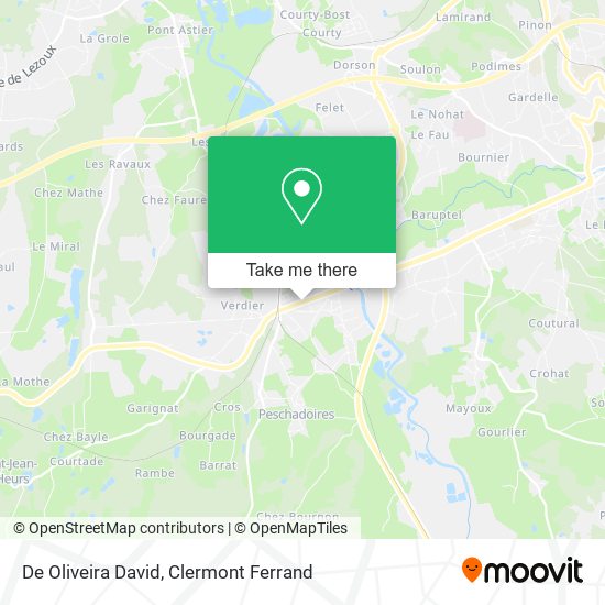 De Oliveira David map