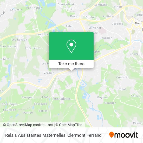 Relais Assistantes Maternelles map
