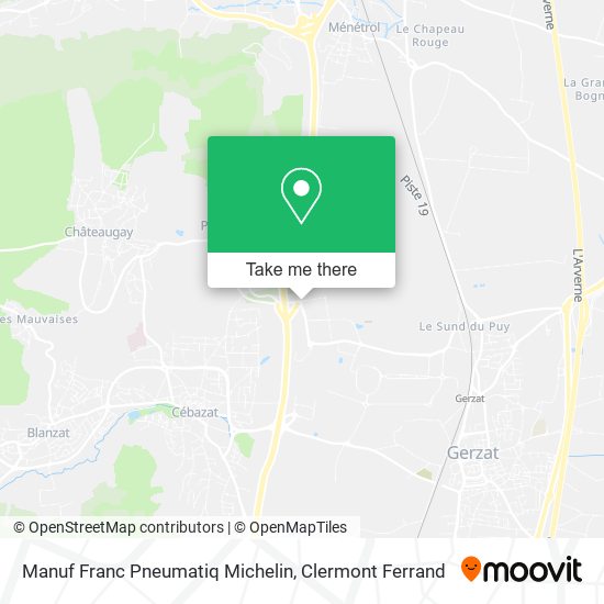 Manuf Franc Pneumatiq Michelin map