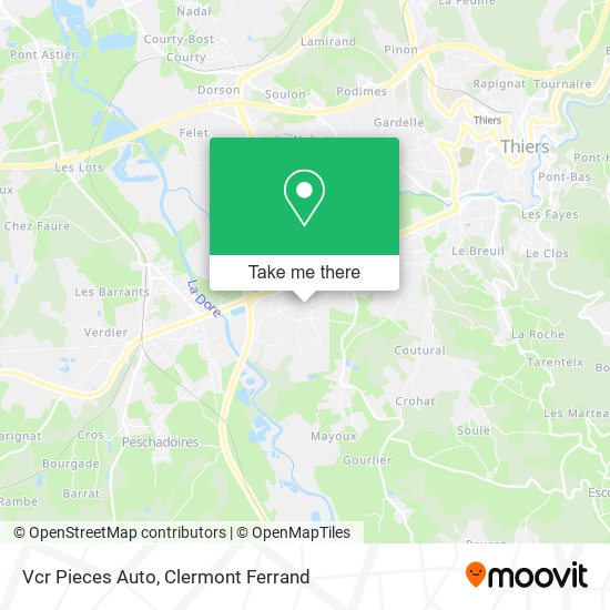 Vcr Pieces Auto map