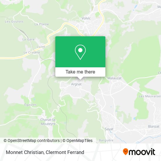 Monnet Christian map
