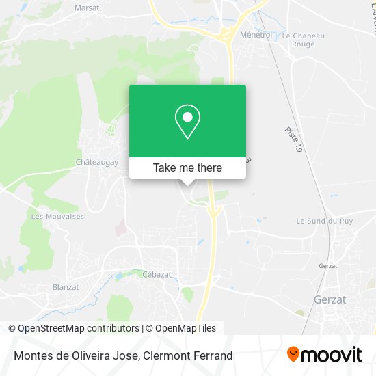 Montes de Oliveira Jose map