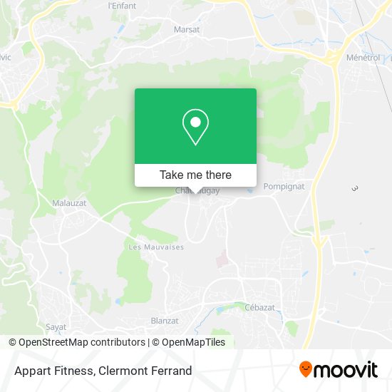 Appart Fitness map