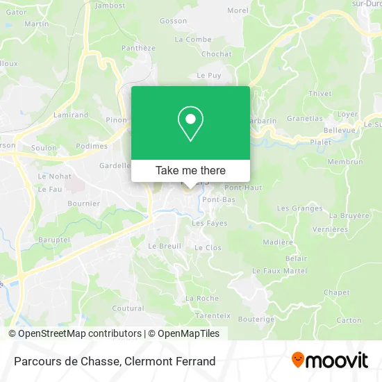 Parcours de Chasse map