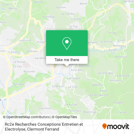 Rc2e Recherches Conceptions Entretien et Electrolyse map