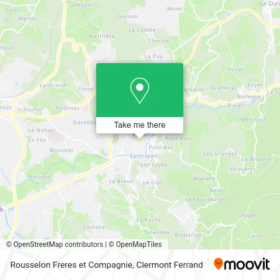 Rousselon Freres et Compagnie map