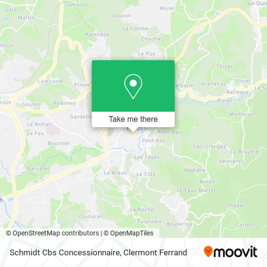 Mapa Schmidt Cbs Concessionnaire