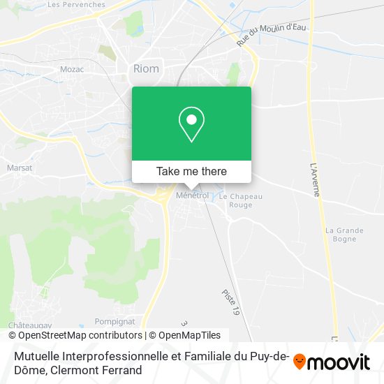 Mutuelle Interprofessionnelle et Familiale du Puy-de-Dôme map