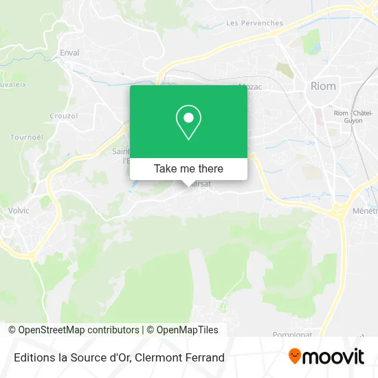 Editions la Source d'Or map