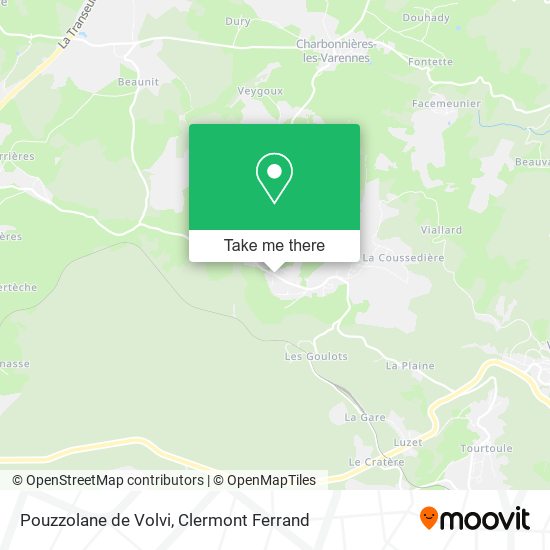 Pouzzolane de Volvi map