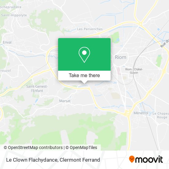 Le Clown Flachydance map