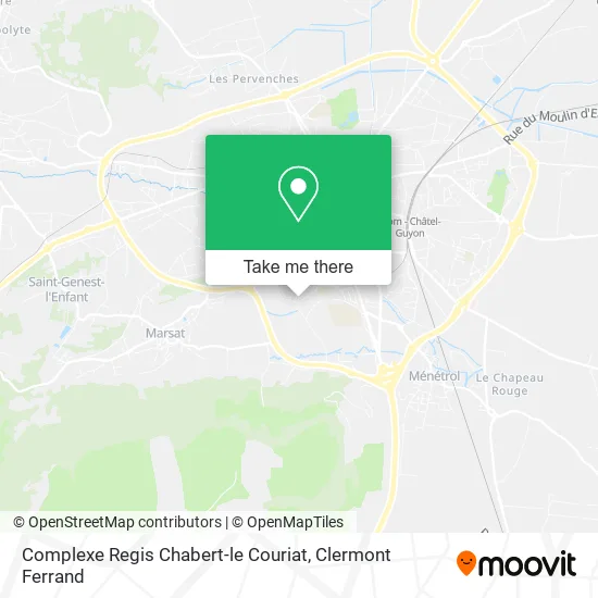 Complexe Regis Chabert-le Couriat map