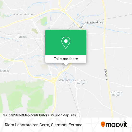 Riom Laboratoires Cerm map