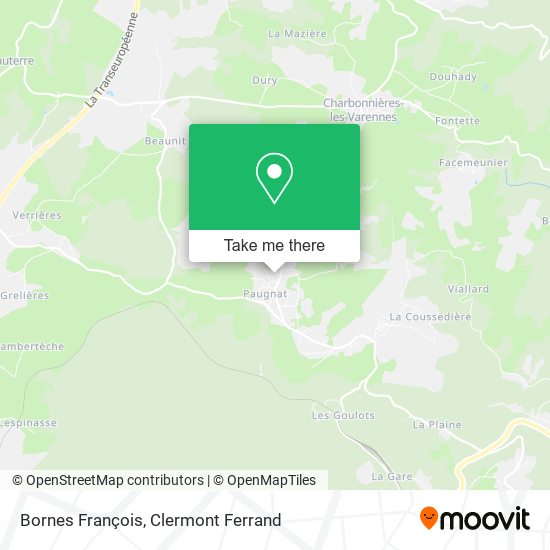 Bornes François map