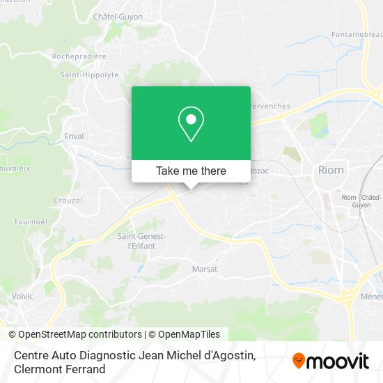 Centre Auto Diagnostic Jean Michel d'Agostin map