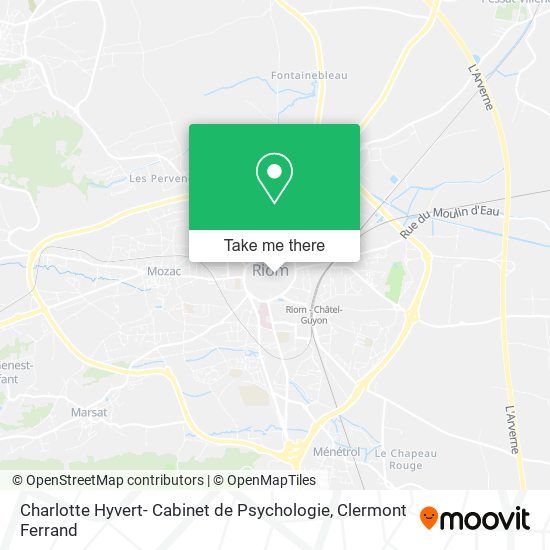 Mapa Charlotte Hyvert- Cabinet de Psychologie