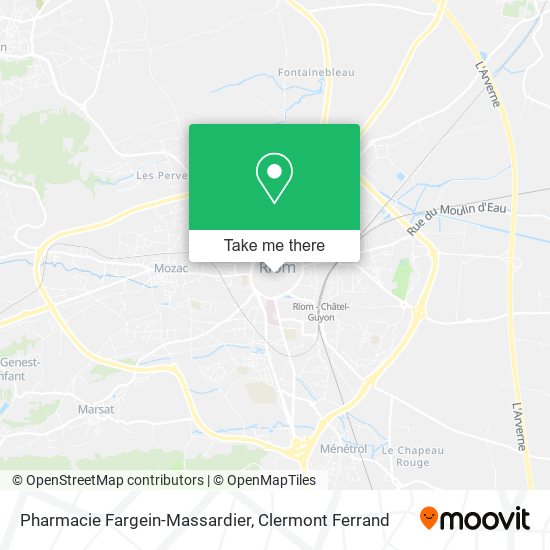 Pharmacie Fargein-Massardier map