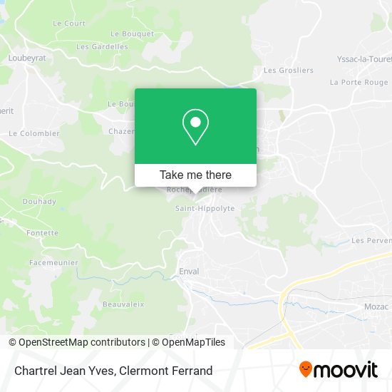Chartrel Jean Yves map