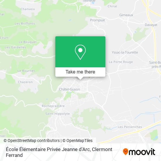 École Élémentaire Privée Jeanne d'Arc map