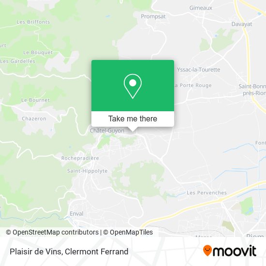 Plaisir de Vins map