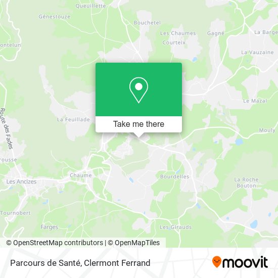 Parcours de Santé map